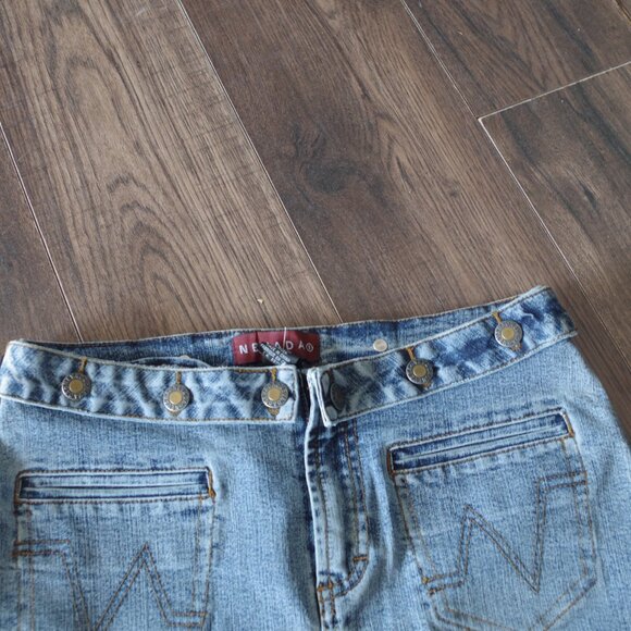 Nevada Mini Jean Skirt - Picture 3 of 4